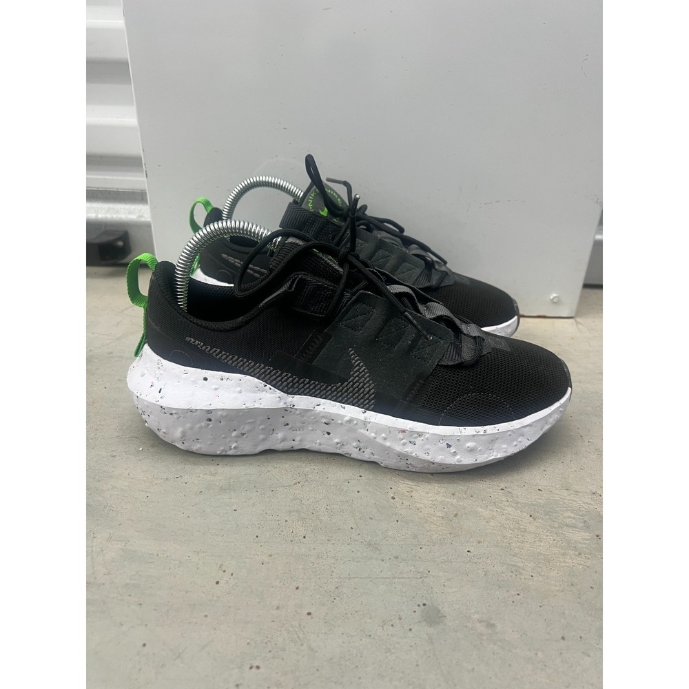 Nike Crater Impact CW2386-001 Sneaker Womens US 8.5 Black Lace Up Casual Shoes